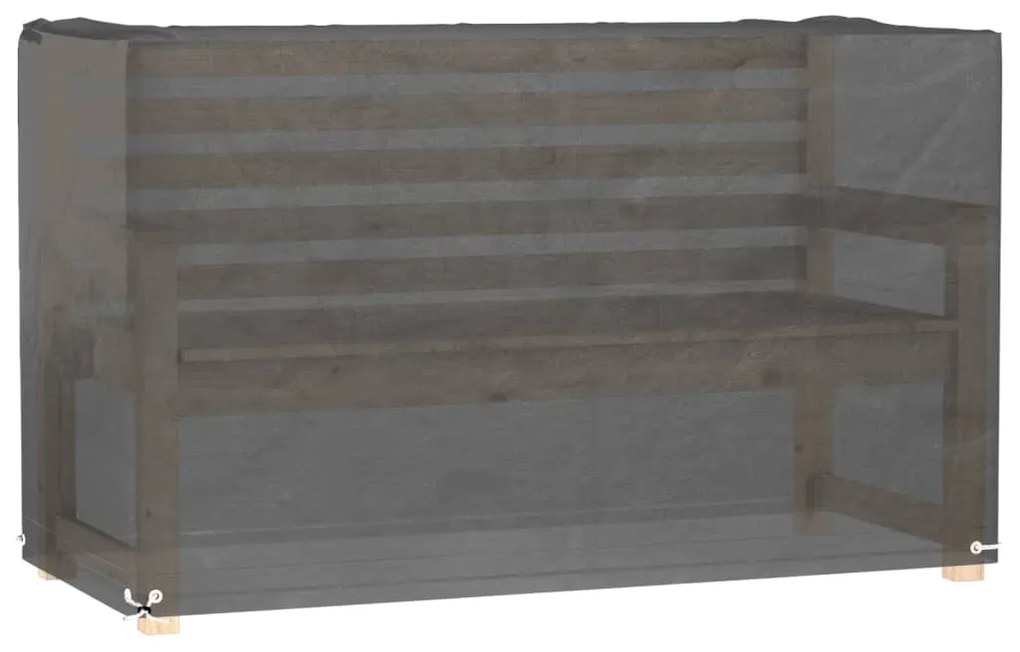 319286 vidaXL Husă mobilier de grădină, 8 ocheți 125x55x75 cm dreptunghiulară