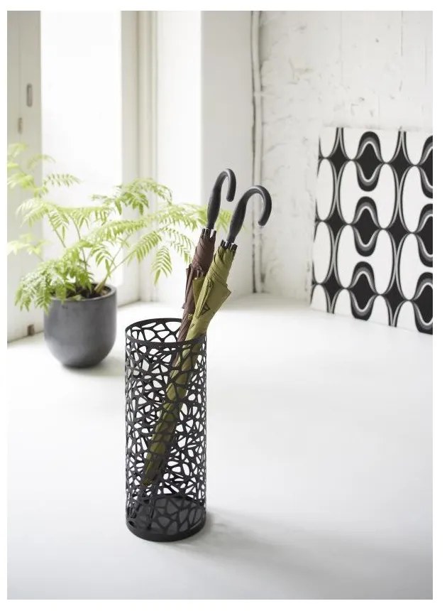 Suport pentru umbrele YAMAZAKI Nest, negru