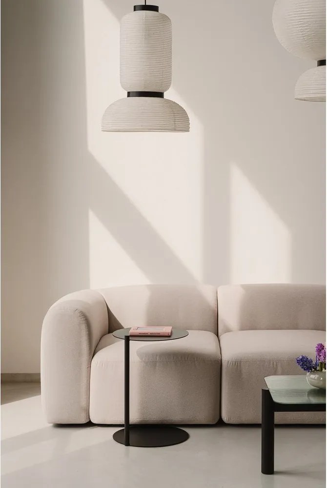 Măsuță auxiliară rotundă din oțel 41x40 cm Ande – noo.ma