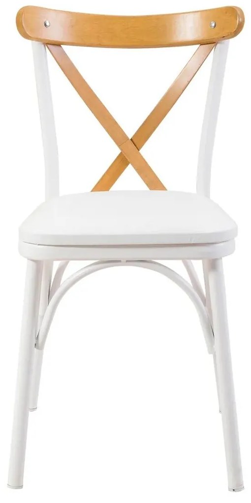 Set mobilier sufragerie Duvasa 6 (stejar + alb) (pentru 2 persoane). 1093756