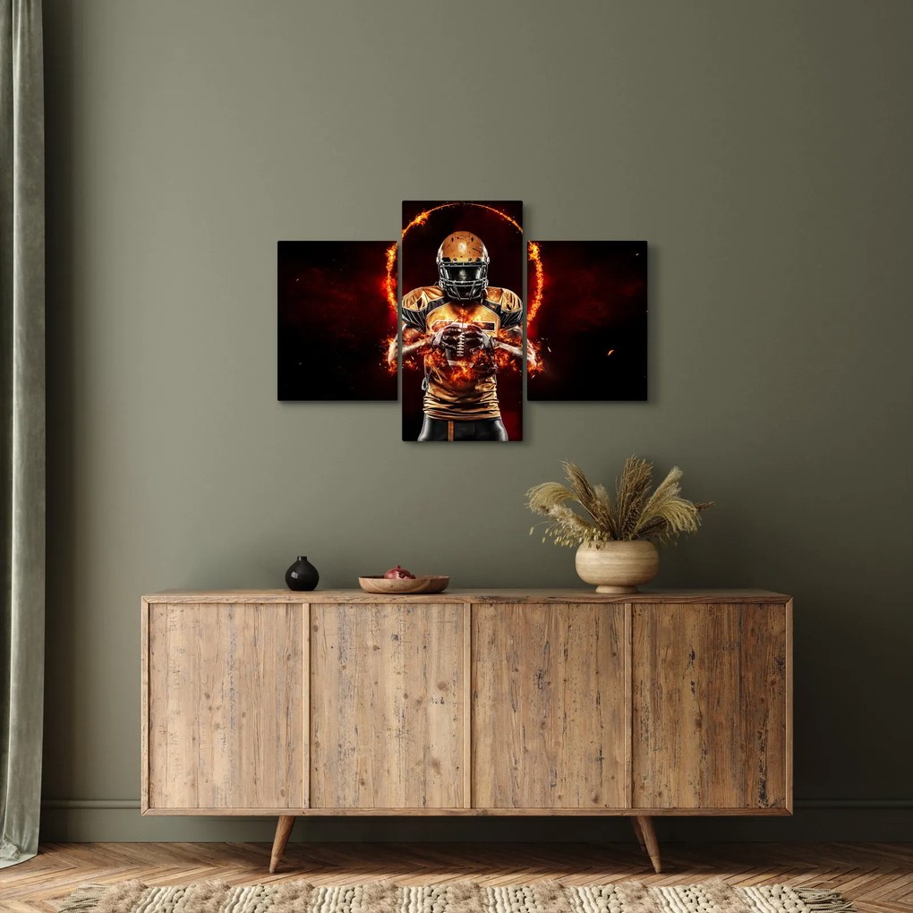 Tablou - Jucător de fotbal american (90x60 cm)