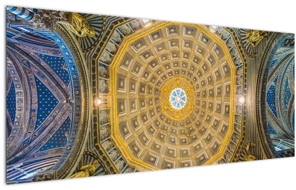 Tablou cu tavanul bisericii  Siena (120x50 cm), în 40 de alte dimensiuni noi