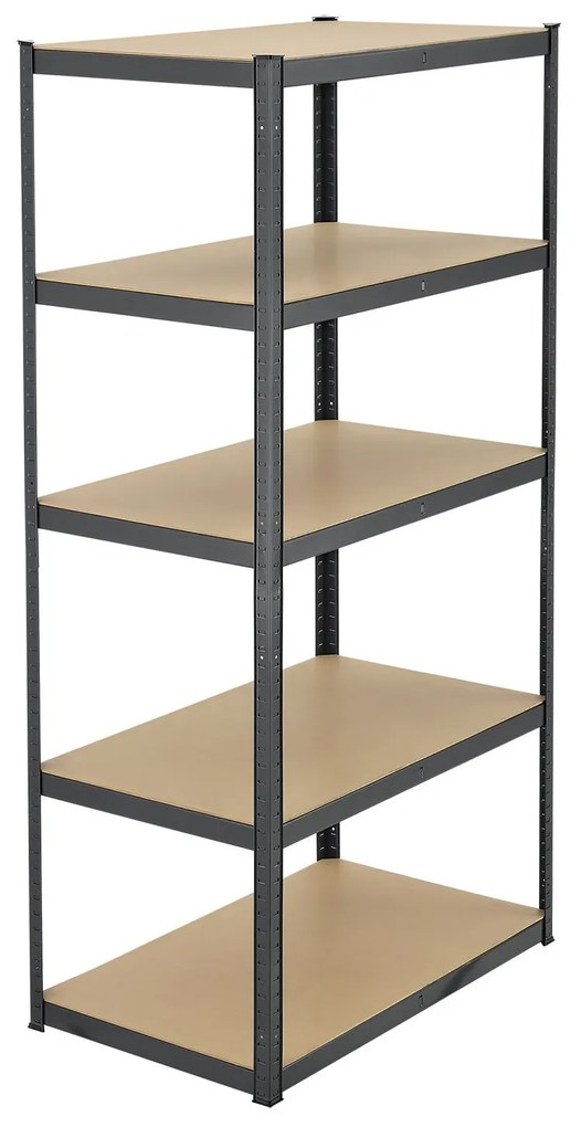 Jusky Set 2 rafturi - 180x90x40cm - gri