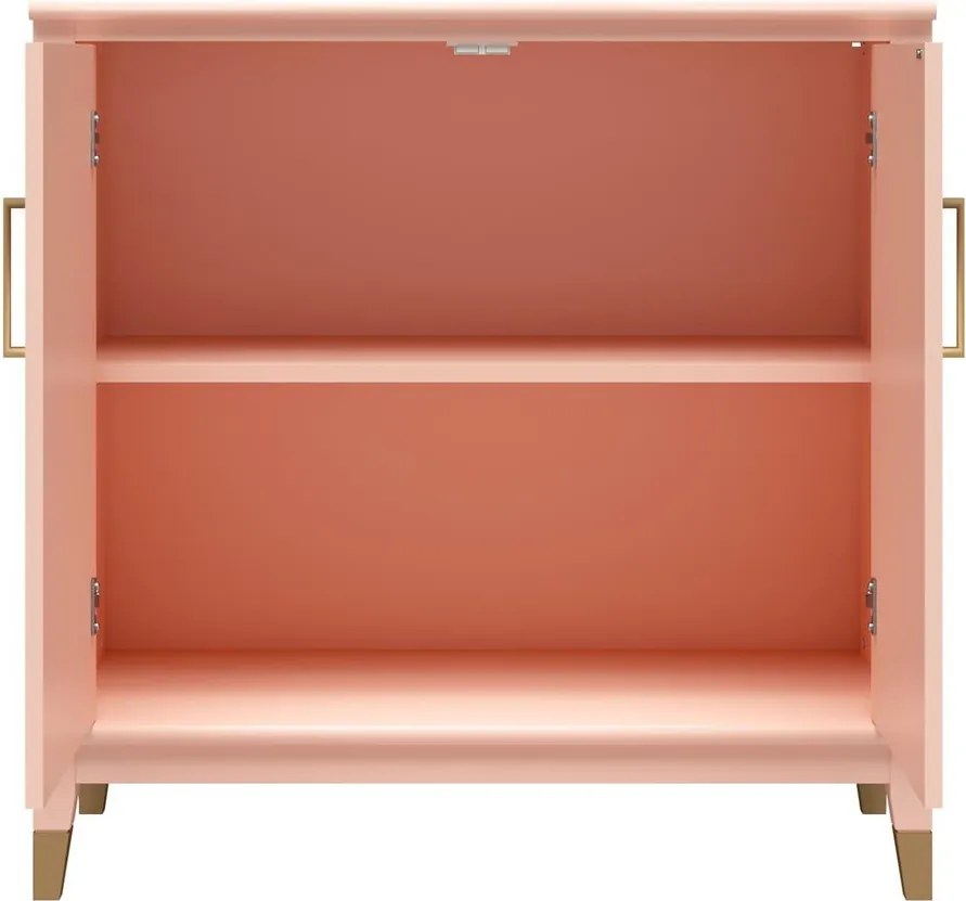 Dulap roz 86x85x41 cm Westerleigh – CosmoLiving by Cosmopolitan
