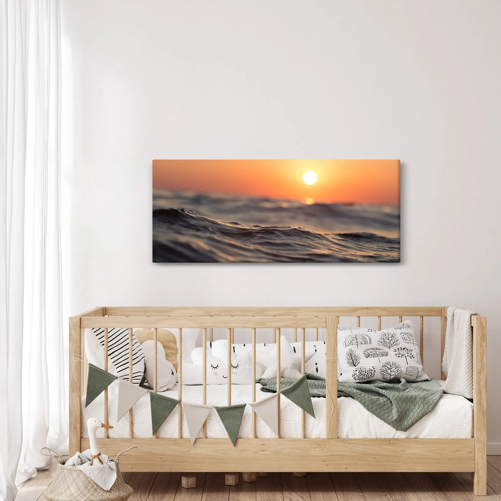 Tablou cu valul mării (120x50 cm)