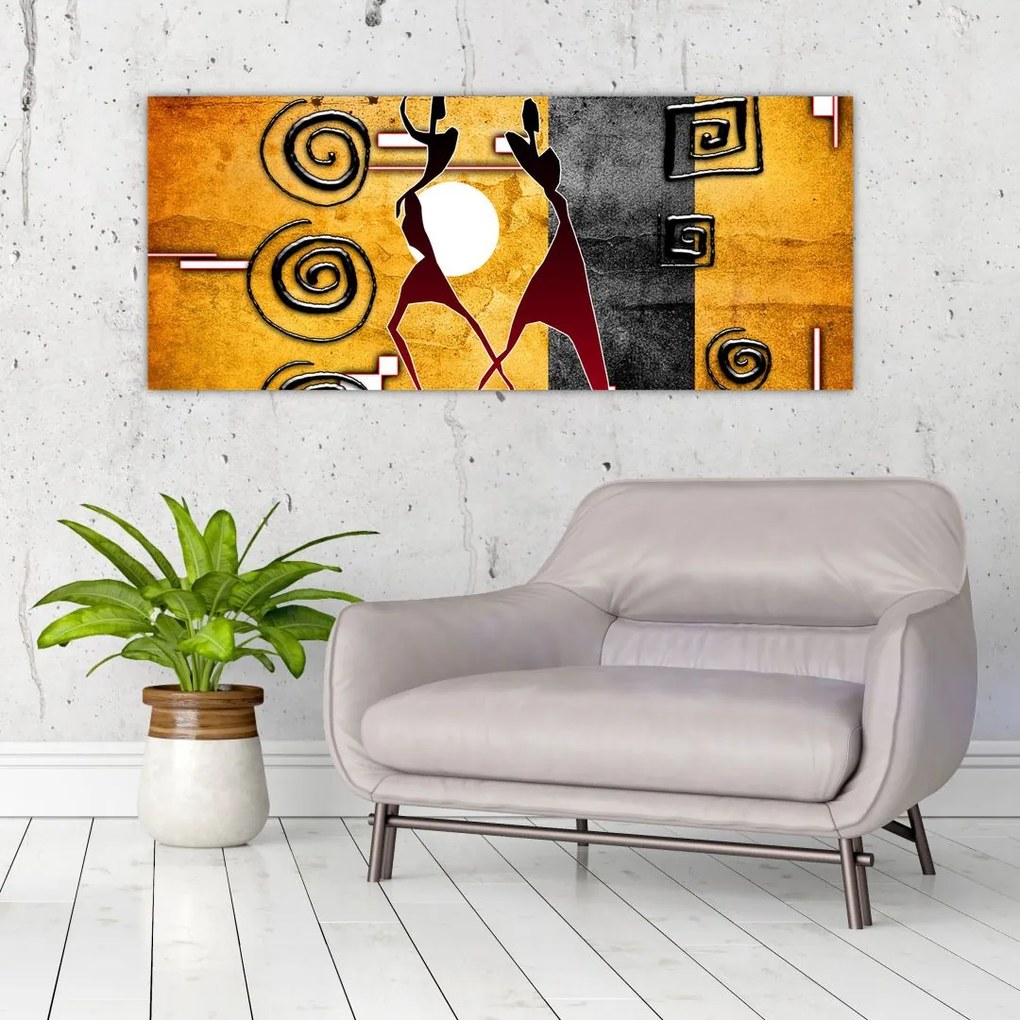 Tablou - Pictură străveche (120x50 cm)