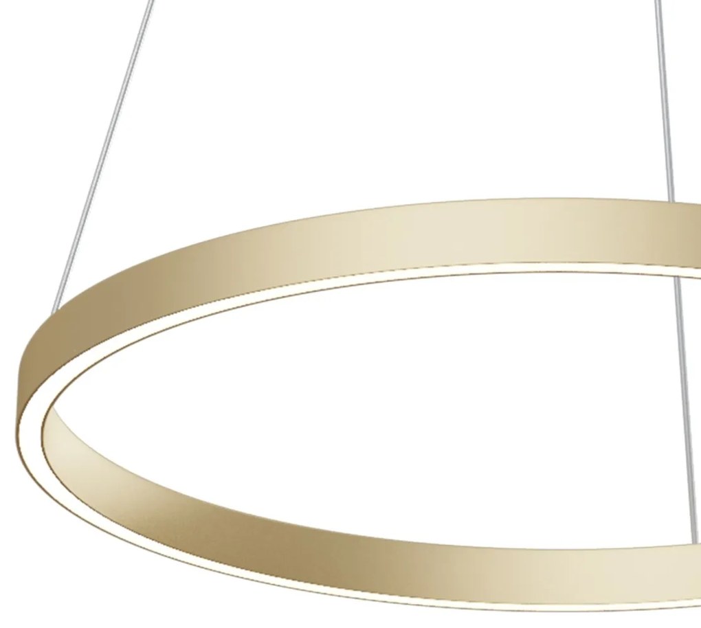 Lustra suspendata LED design tehnic, diametru:60cm, Rim alama MYMOD058PL-L32BS4K