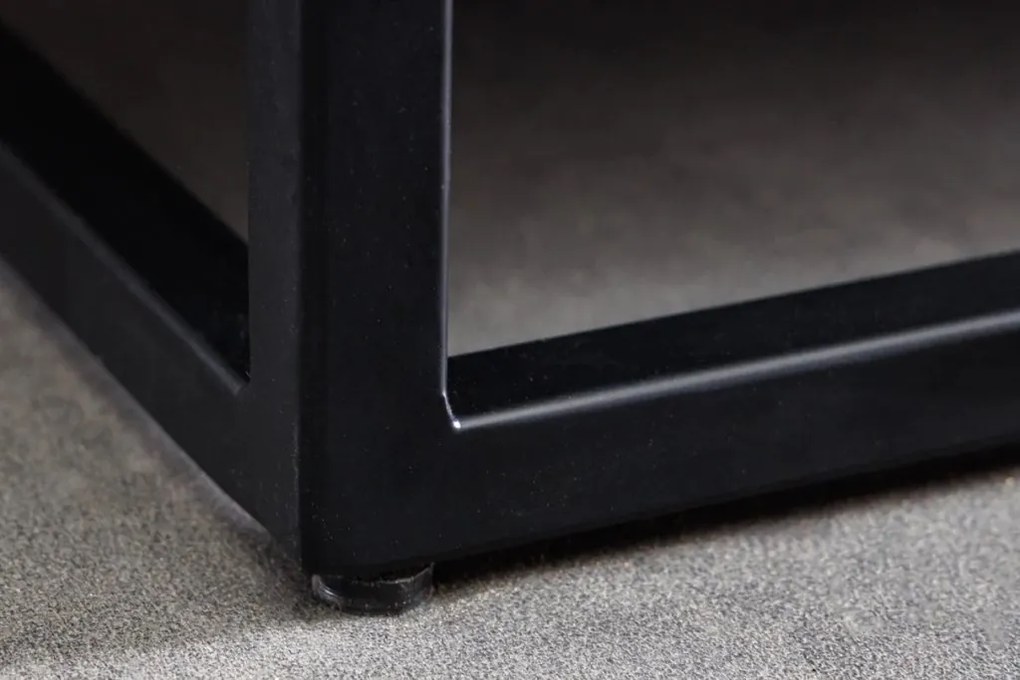 Comoda inalta design industrial vintage Barracuda 120cm, maro