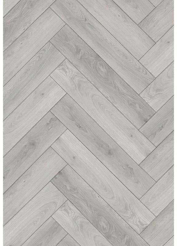 Mexen Saguaro  probă panouri vinil heringbone 635 x 127 mm SPC 6,5 mm, suport IPEX 1,5 mm, 4 V-Fuga, Stejar - F1182-S