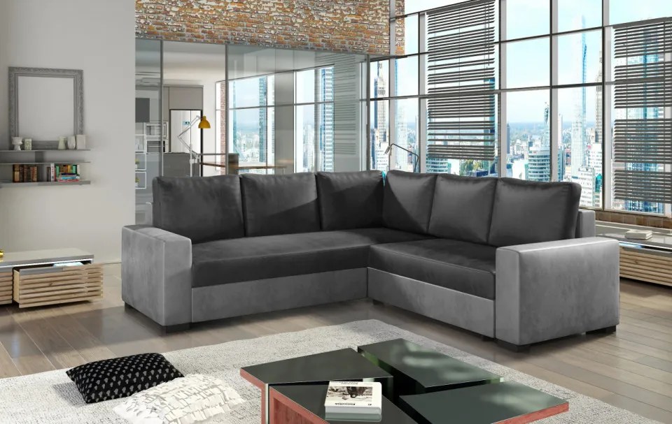 Coltar extensibil cu spatiu pentru depozitare, 240x240x90 cm, Canis 2, Eltap
