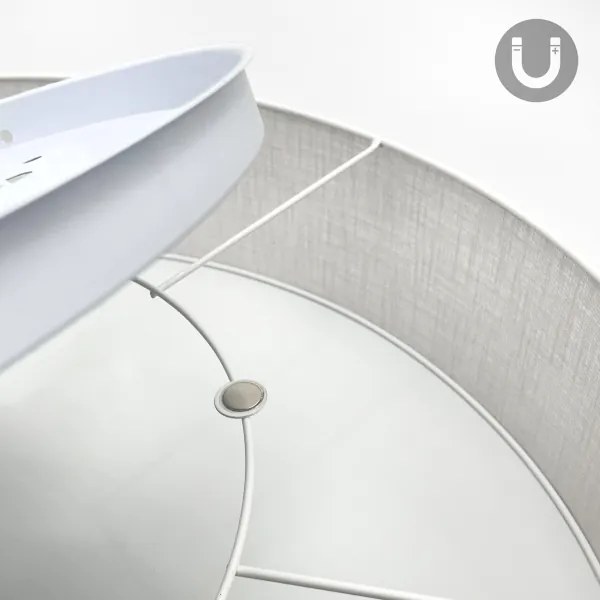 Brilagi - Plafonieră LED SIRIJA 4xE27/60W/230V, diam. 60 cm, albă