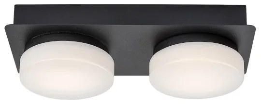 Plafonieră LED pentru baie ATTICHUS 2xLED/5,5W/230V IP44 Rabalux 75002