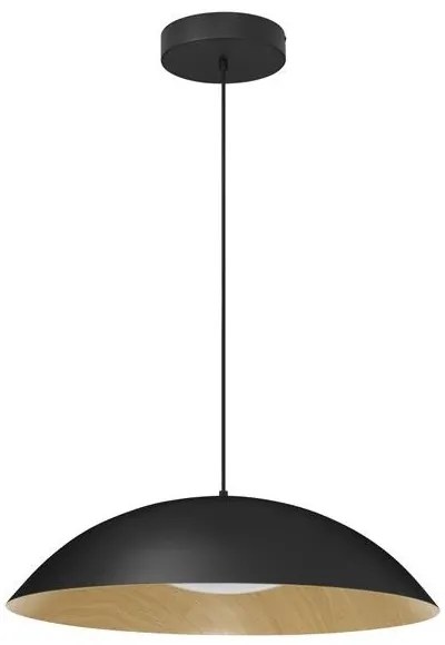 Pendul LED dimabil design modern GLIM negru 60cm