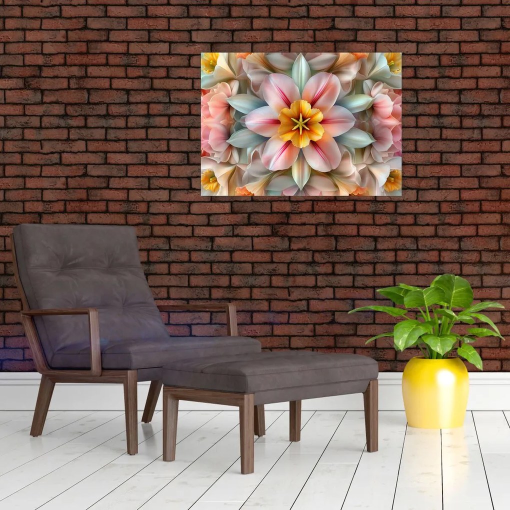 Tablou - Floare caleidoscopică (70x50 cm)