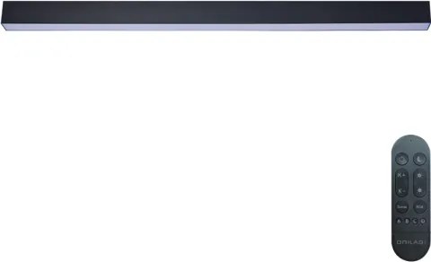 Brilagi - Plafonier LED dimabil SLEEKLINE LED/40W/230V Wi-Fi Tuya negru + telecomandă