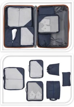 Set de organizator de călătorie Travel cu 6 piese