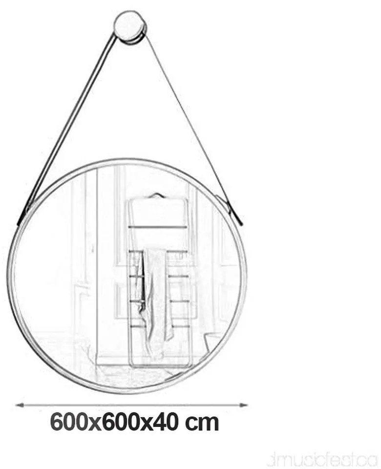 Oglinda rotunda iluminare LED Fluminia Mona New