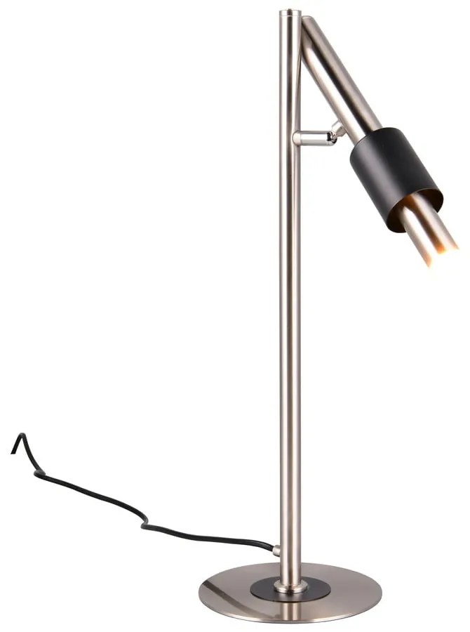 Veioză neagră-argintie LED (înălțime 50 cm) Ikaris – Trio Select