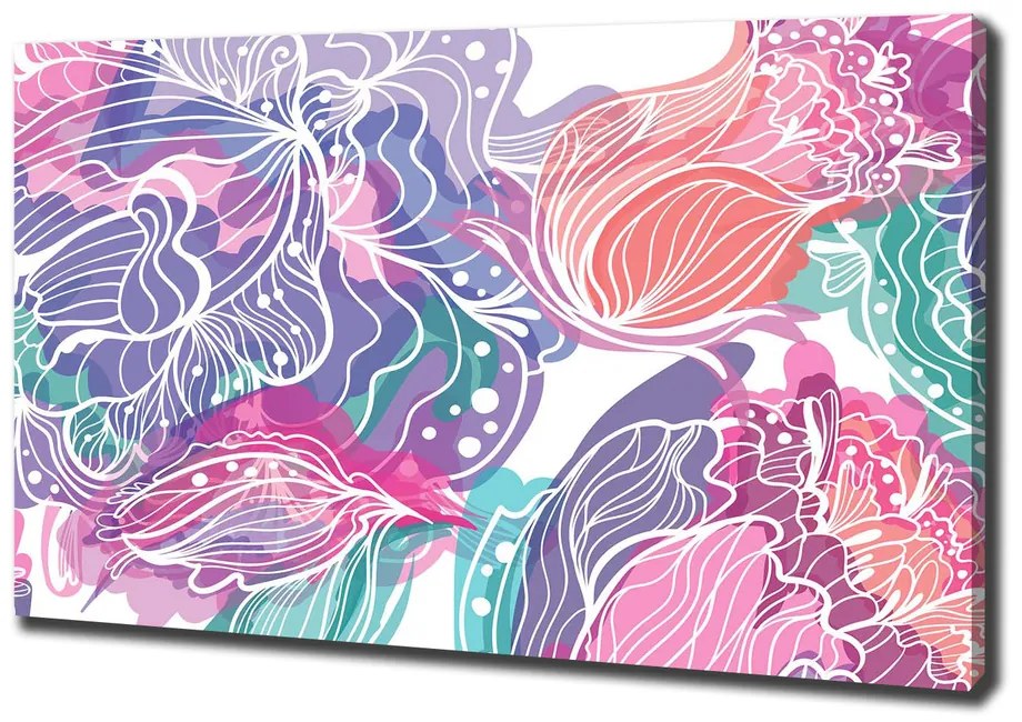 Tablou pe pânză canvas Flori magice