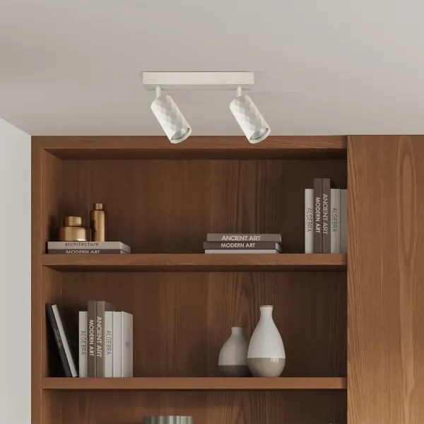 Brilagi - Spot dublu SELE DIAMANT 2xGU10/30W/230V alb