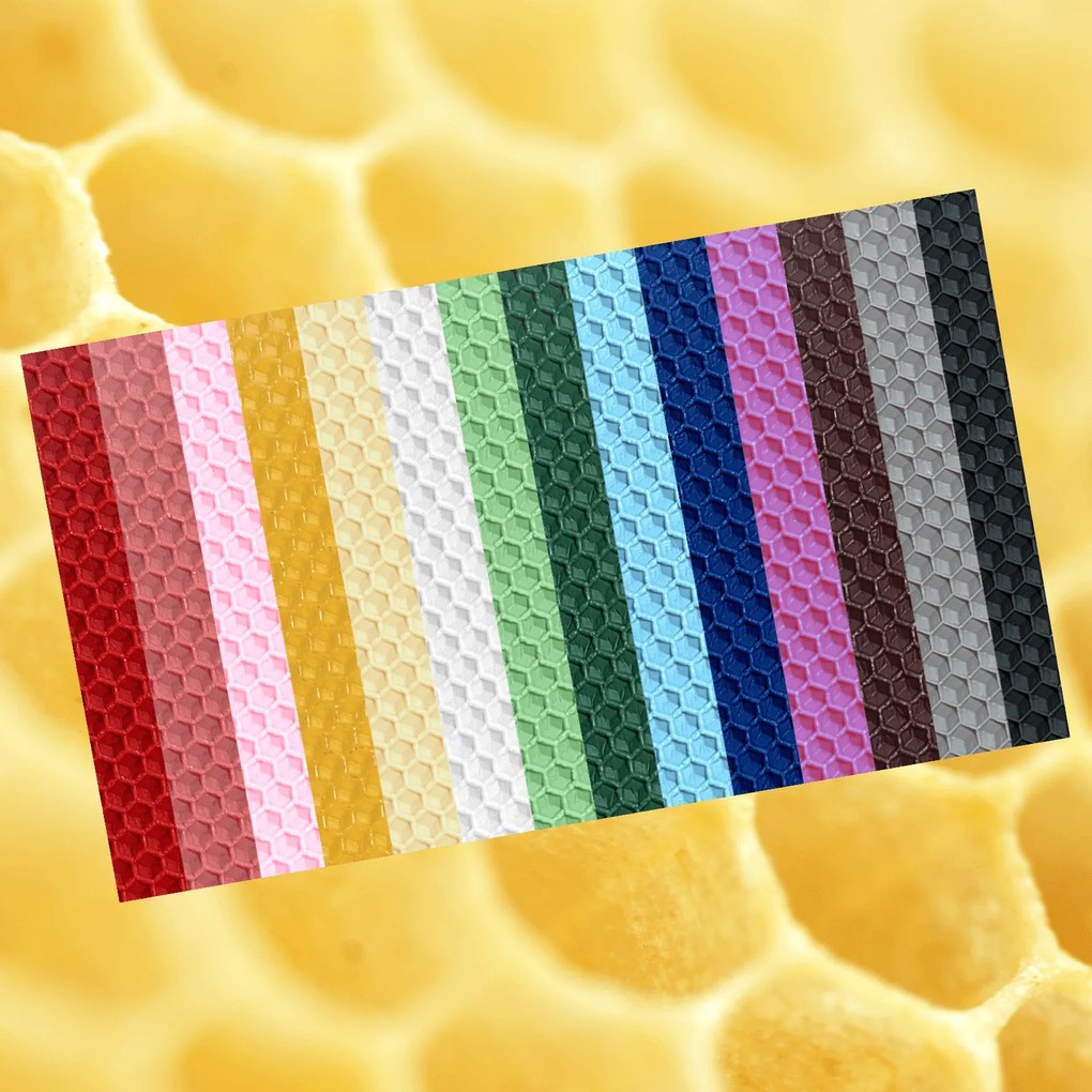 Foita tip fagure din ceara colorata- Set Mix Multicolor 1 Kg