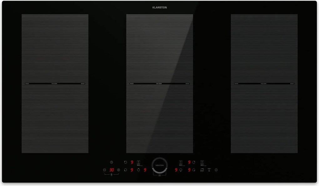 Klarstein Delicatessa 90 Full Flex plita incorporabila cu inductie 6 zone 10 500 W
