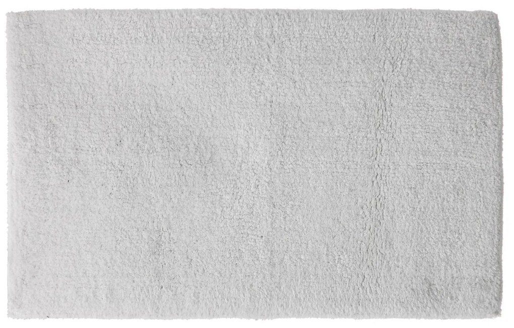 Covor de baie, reversibil, 100% bumbac, alb, 80 x 50 cm