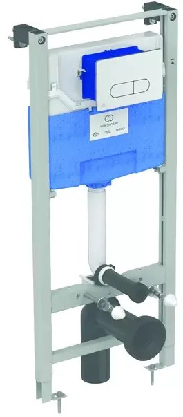 Set rezervor incastrat Ideal Standard ProSys 120 cu set fixare si clapeta Oleas M1 crom