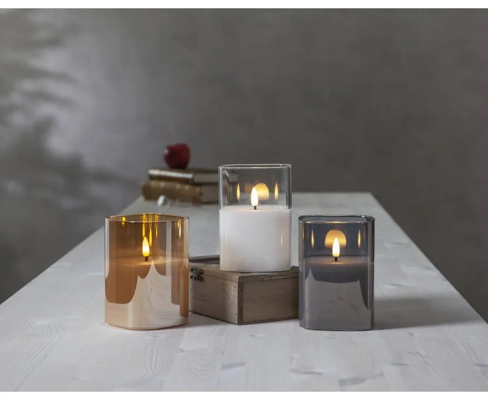 Lumânare LED cu baterii (înălțime 12,5 cm) Flamme – Star Trading