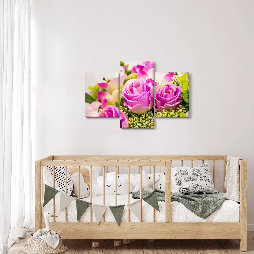 Tablou cu trandafiri (90x60 cm)
