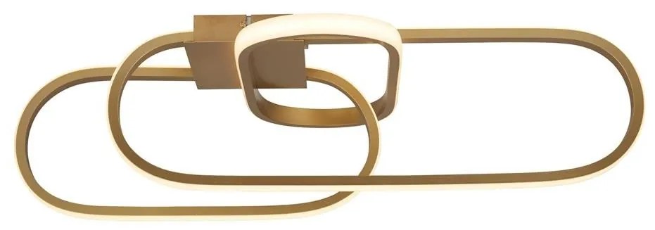 Lustra aplicata LED design modern Clip auriu