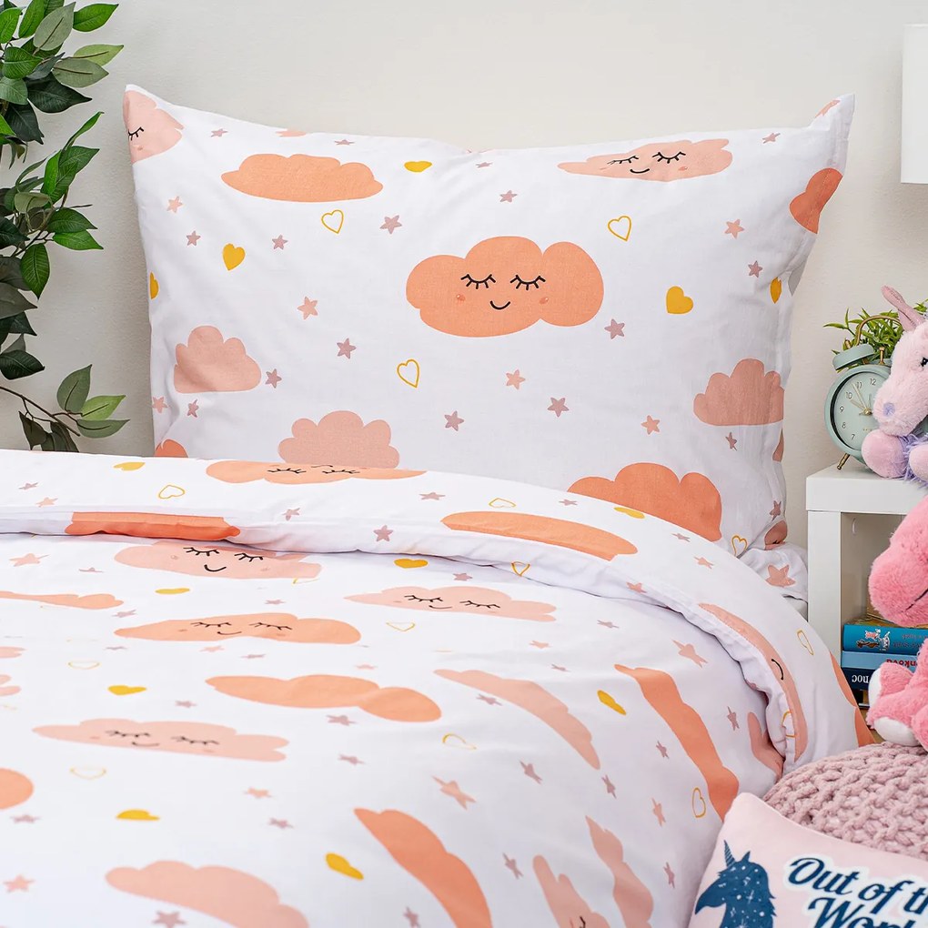Lenjerie de pat din bumbac 4Home Pink Clouds