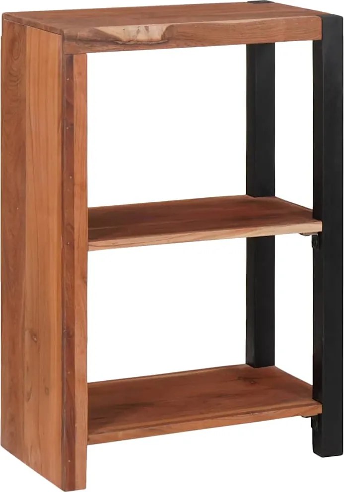 vidaXL Raft pentru cărți Maro 50 x 30 x 75 cm Lemn Solid de Acacia