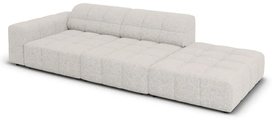 Șezlong gri deschis (cu colț pe partea stângă ) Chicago – Cosmopolitan Design