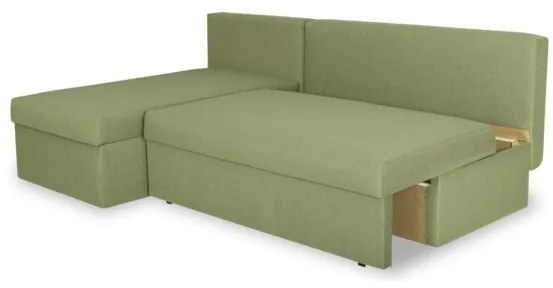 Coltar Extensibil Cu Lada Depozitare Modulo, Interschimbabil Stanga/Dreapta, Verde