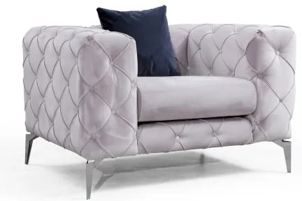 Fotoliu EUGEN, gri deschis