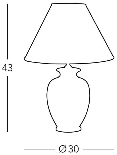 Kolarz GIARDINO 0014.73.3 - Lampă de masă 1xE27/100W/230V