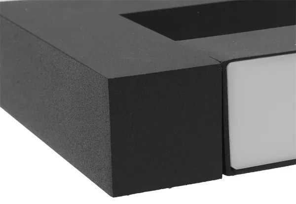 Aplică LED de exterior 2xLED/4W/230V IP54 30 cm negru