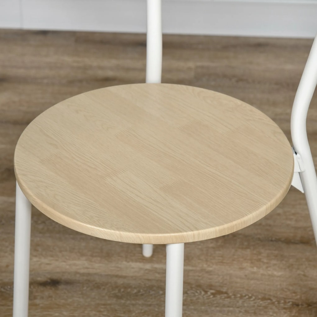 Set de masa cu scaune HOMCO , masa din MDF, masa de bucatarie | Aosom RO