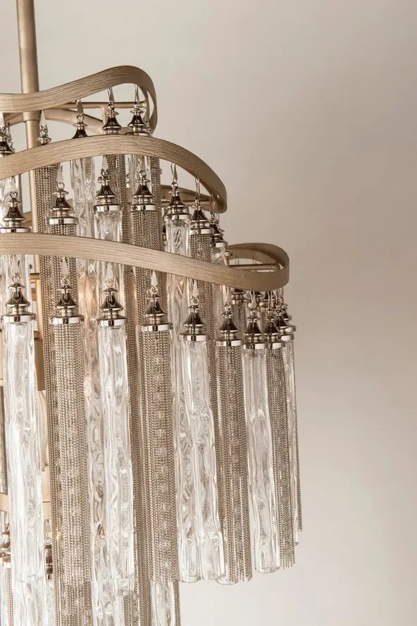 Candelabru LUX design elegant CHIMERA, cu 10 surse de lumina