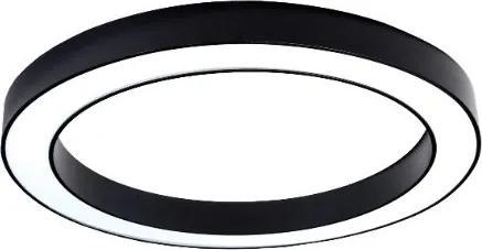 Alberta s-light - Plafonieră neagră rotundă