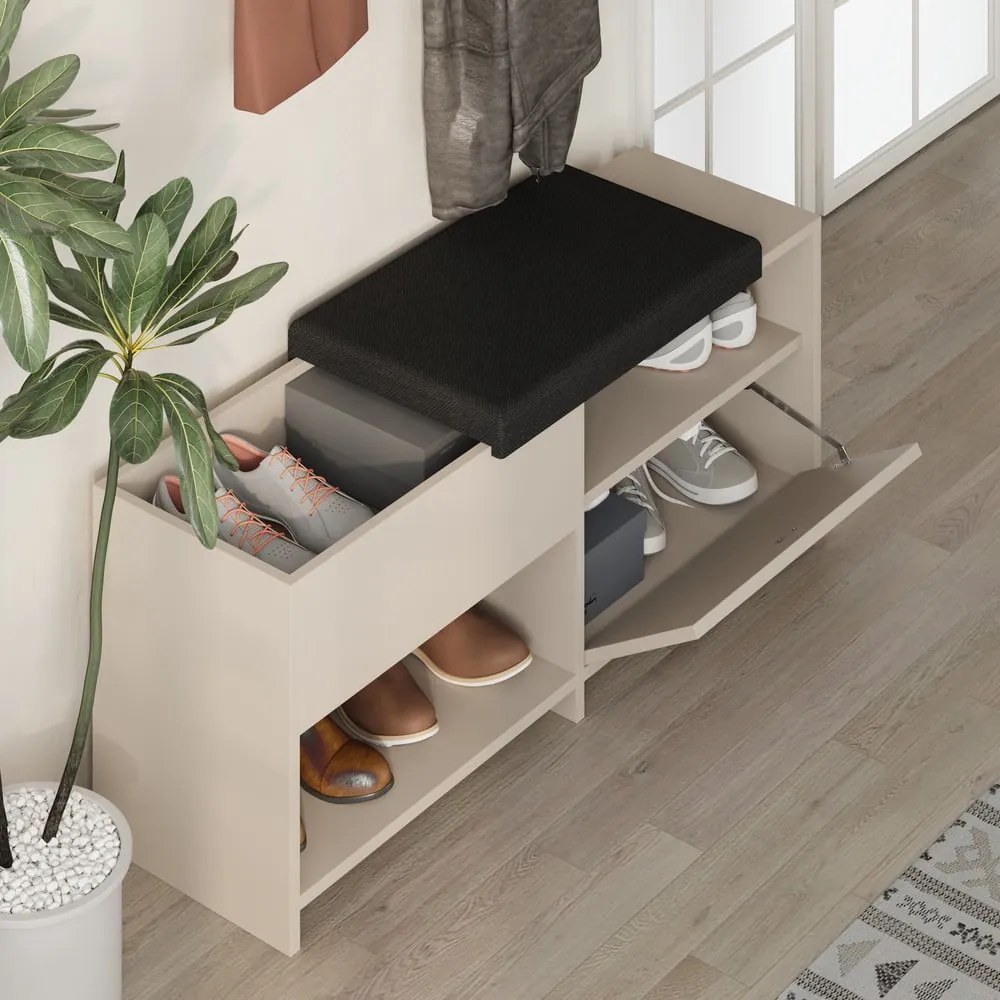 Pantofar crem cu bancă Romi – Marckeric