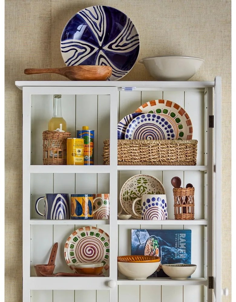 Cană albastru-bej din gresie 515 ml Shama – Bloomingville