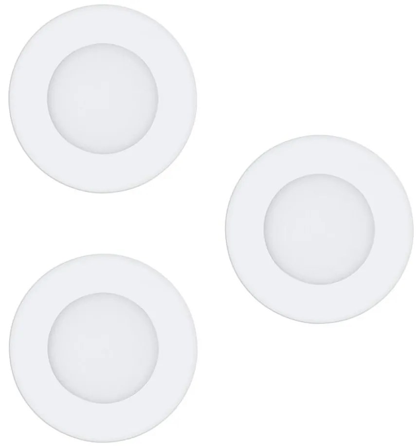 Eglo 97111 - Set de 3 spoturi LED încastrate FUEVA-RW 1xLED/2,8W/230V