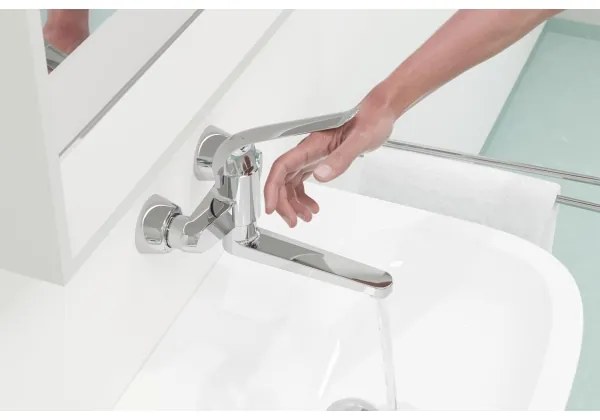 GROHE 32773000 - Baterie pentru lavoar EUROECO SPECIAL, 257 mm, crom lucios