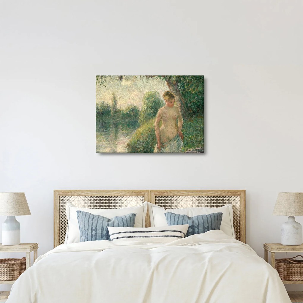 Tablou - Camille Pissarro, The Bather, reproducere (70x50 cm)