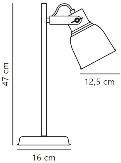 Lampă de masă Nordlux ADRIAN 1xE27/25W/230V