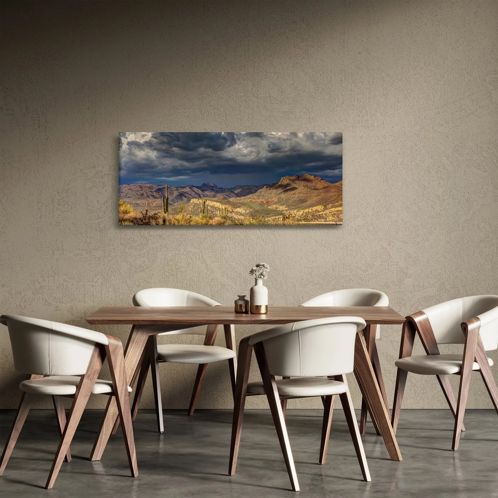 Tablou - cactușii în natură (120x50 cm)