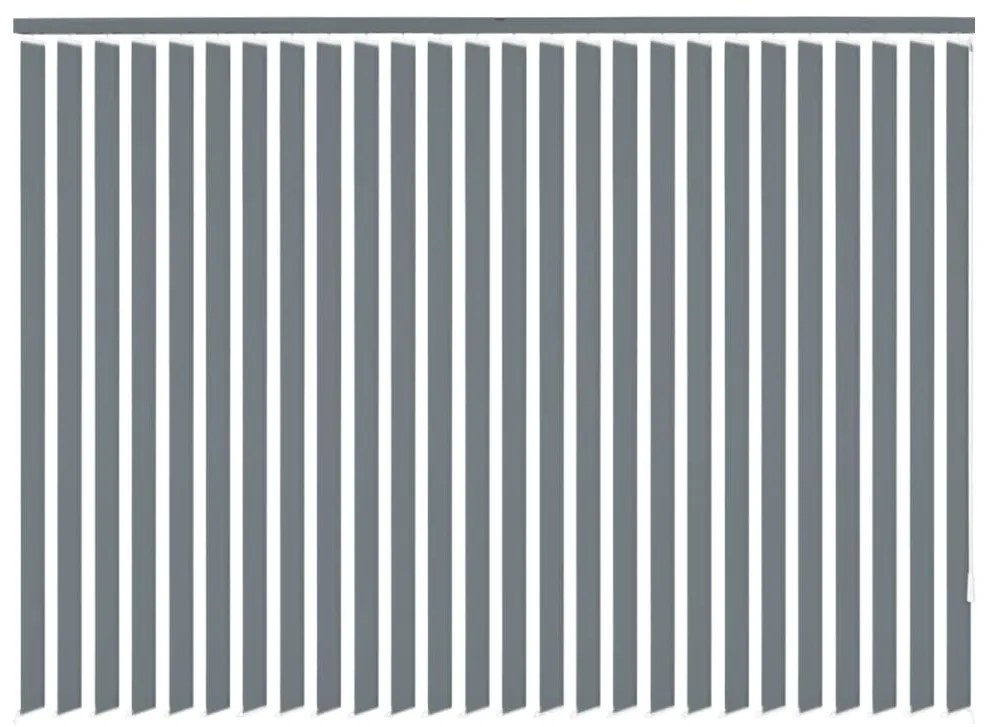 Jaluzele verticale din material textil, gri, 150 x 180 cm Gri, 150 x 180 cm