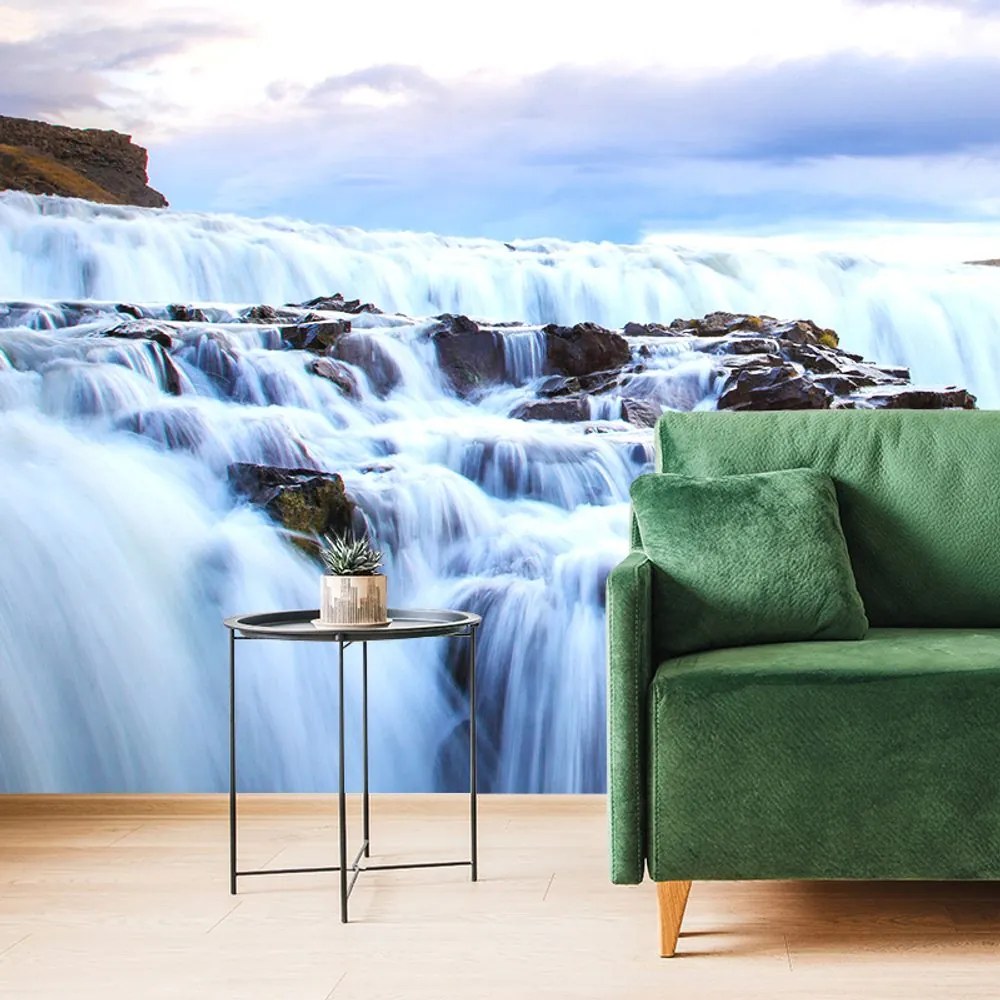 Fototapet cascade în Islanda